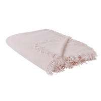DECKE Rosa 200 x 220 cm Halpola - Pink, Textil (200/220cm) - Beliani