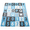 KINDERTEPPICH 32/32 cm Puzzlematte 600 - Blau, Textil (32/32cm) - Paco Home