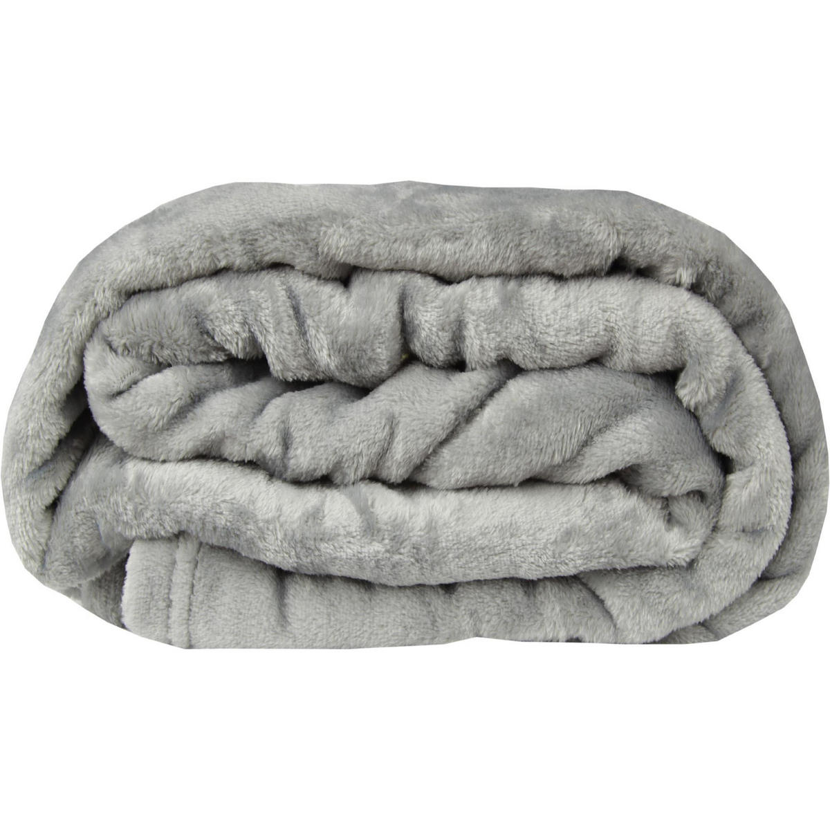 KUSCHELDECKE "Celina" 2er-Pack Grau 180x220 cm - Grau, Textil (180/220cm)
