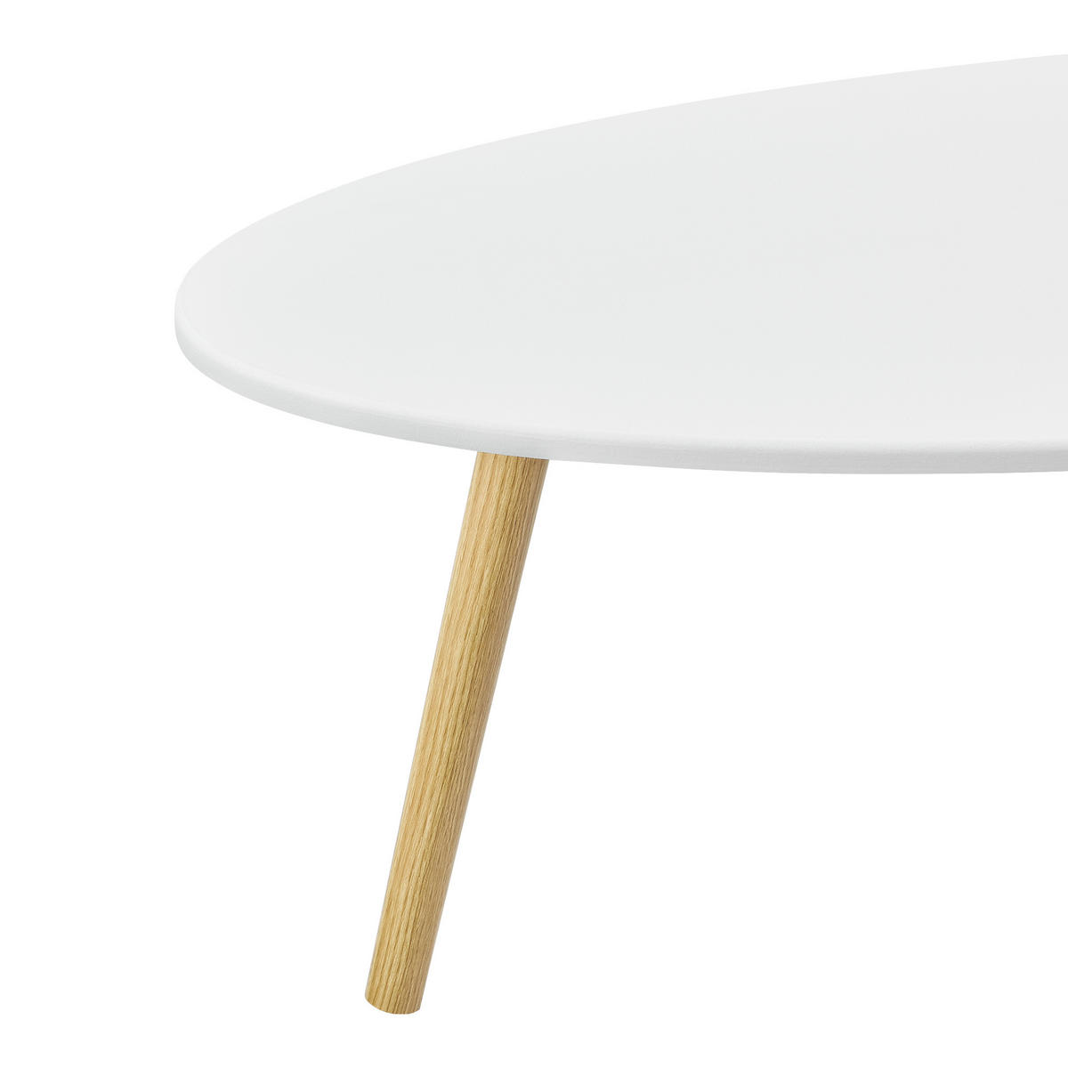 COUCHTISCH Viborg 110/60/40 - Weiß, Holzwerkstoff (60/110/40cm) - [en.casa]