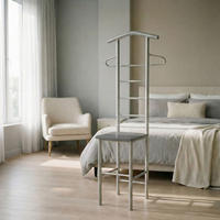 HERRENDIENER JIVO - Grau, Metall (53/121/47cm) - CARO-Möbel