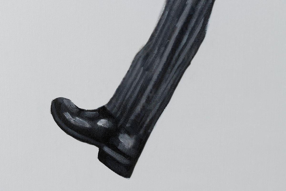 ACRYLBILD HANDGEMALT 75/100 cm - Rot, Holz/Textil (75/100cm) - KUNSTLOFT