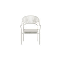 GARTENSTUHL, Paros, Beige, Stahl, 56 x 65 x 84 cm - Beige, Metall (56/84/65cm) - ebuy24