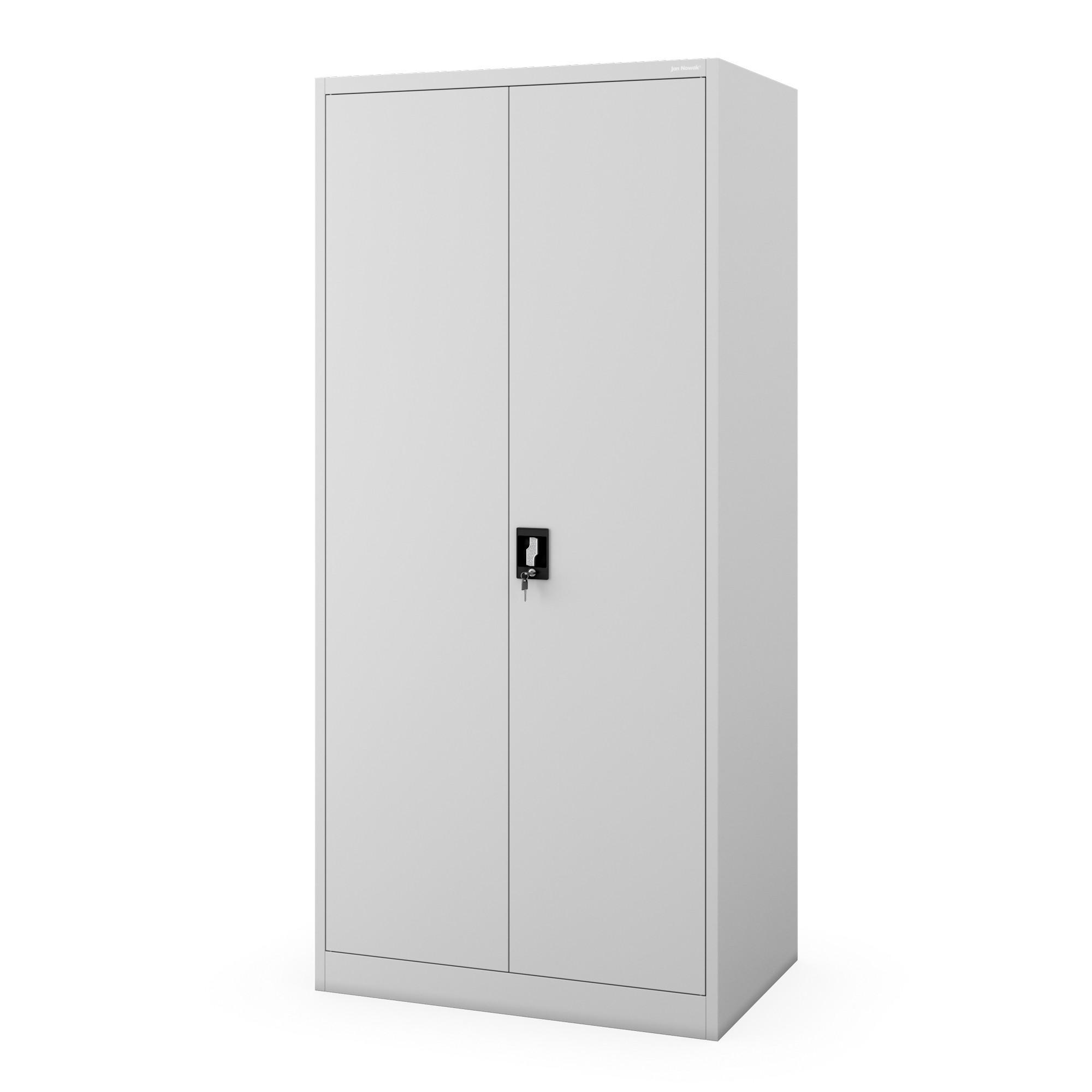 AKTENSCHRANK JAN H D600 - Grau, Metall (90/195/60cm) - Jan Nowak