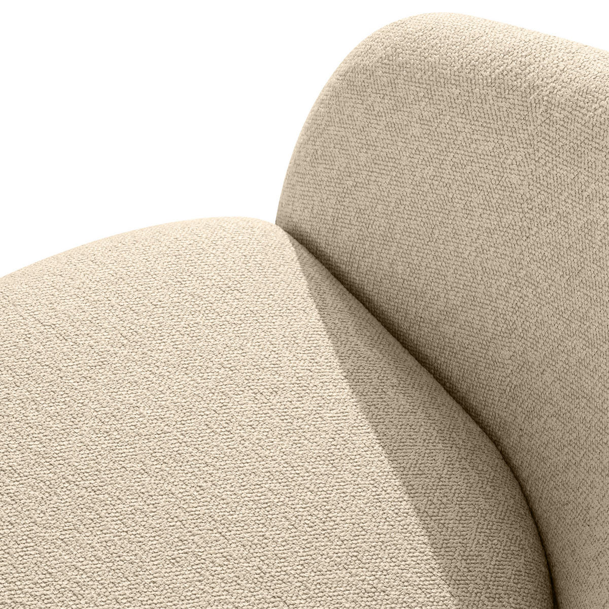 GARTENGARNITUR SOLIS - Creme, Textil/Metall - KONSIMO®