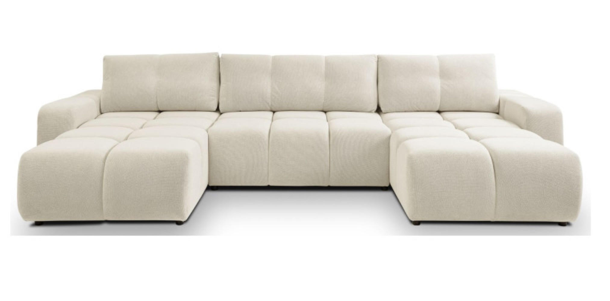 ECKSOFA Beige Curio 09 Mit Schlaffunktion - Beige, Textil (359/177cm) - Sepro Meble
