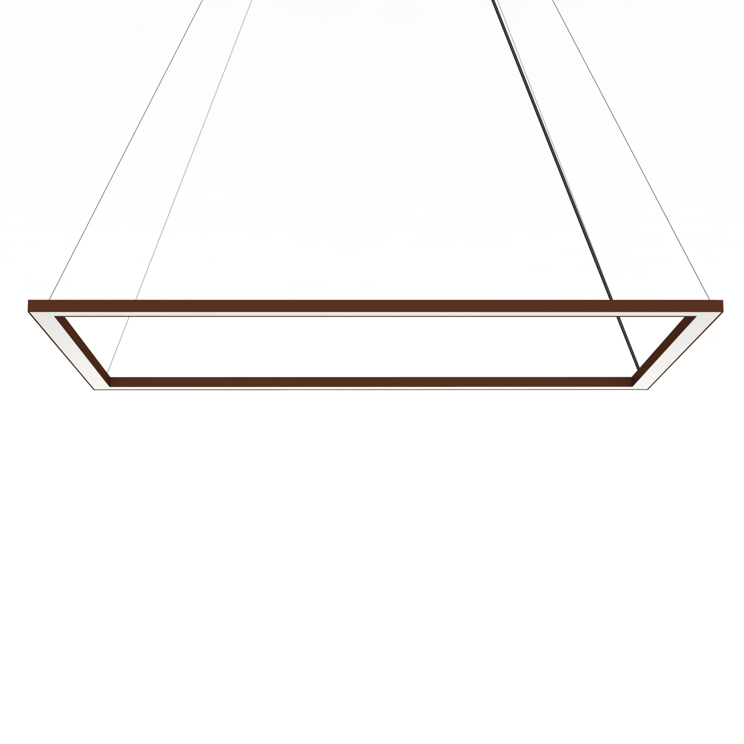 Lumicom Led-Hängeleuchte Dunkelbraun 90x100x60 cm
