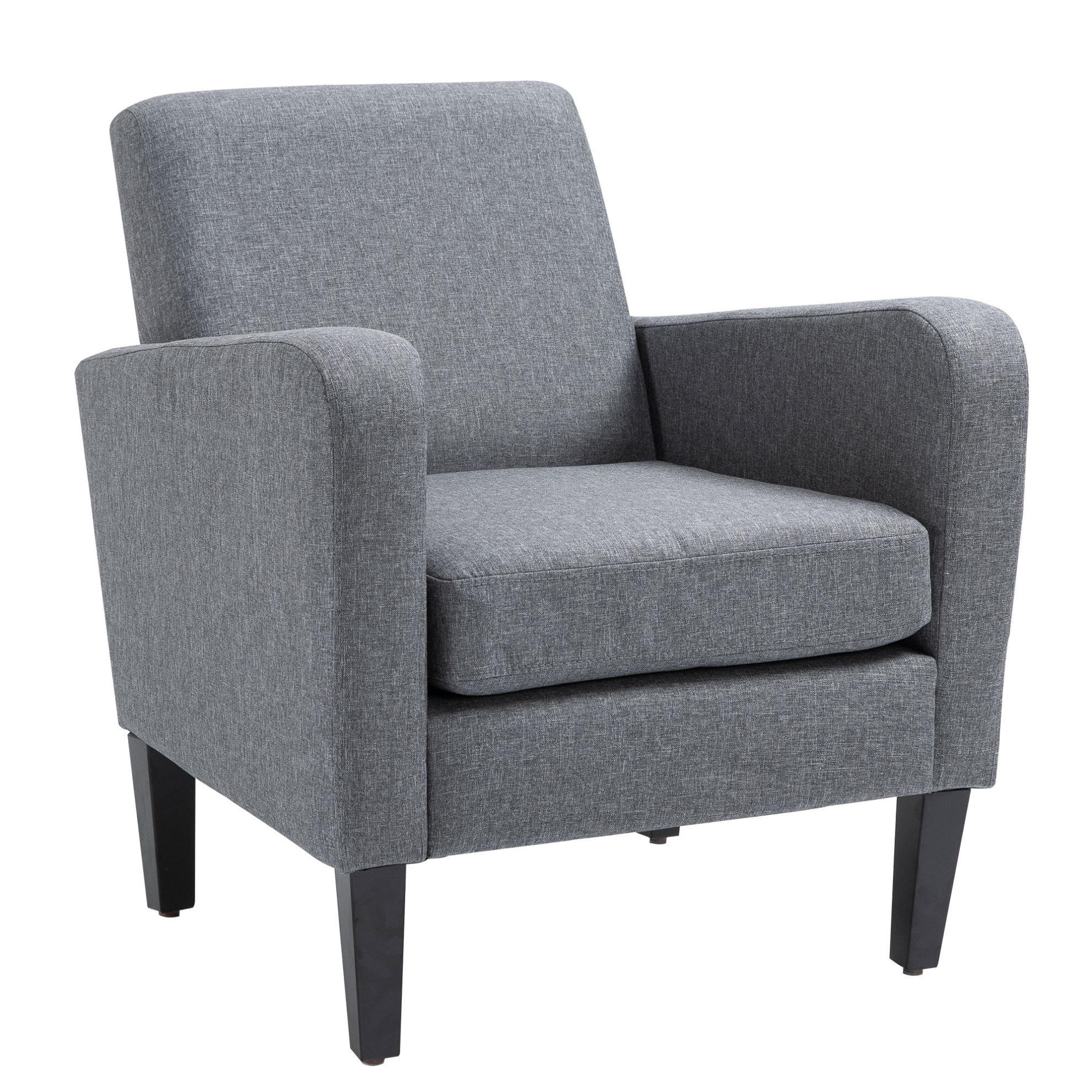 SESSEL 72/74/66 cm Hellgrau aus Polyester - Hellgrau, Textil (72/74/66cm) - OKMYHOME