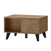 COUCHTISCH Cozy Eiche Rustikal 80 / 60 / 48cm - Eichefarben/Braun, Holz (60/80/48cm) - Feldmann-Wohnen