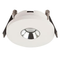 LED EINBAUSTRAHLER Christine Gips Weiß Chrom - Weiß, Metall (9/6/9cm) - Globo Lighting