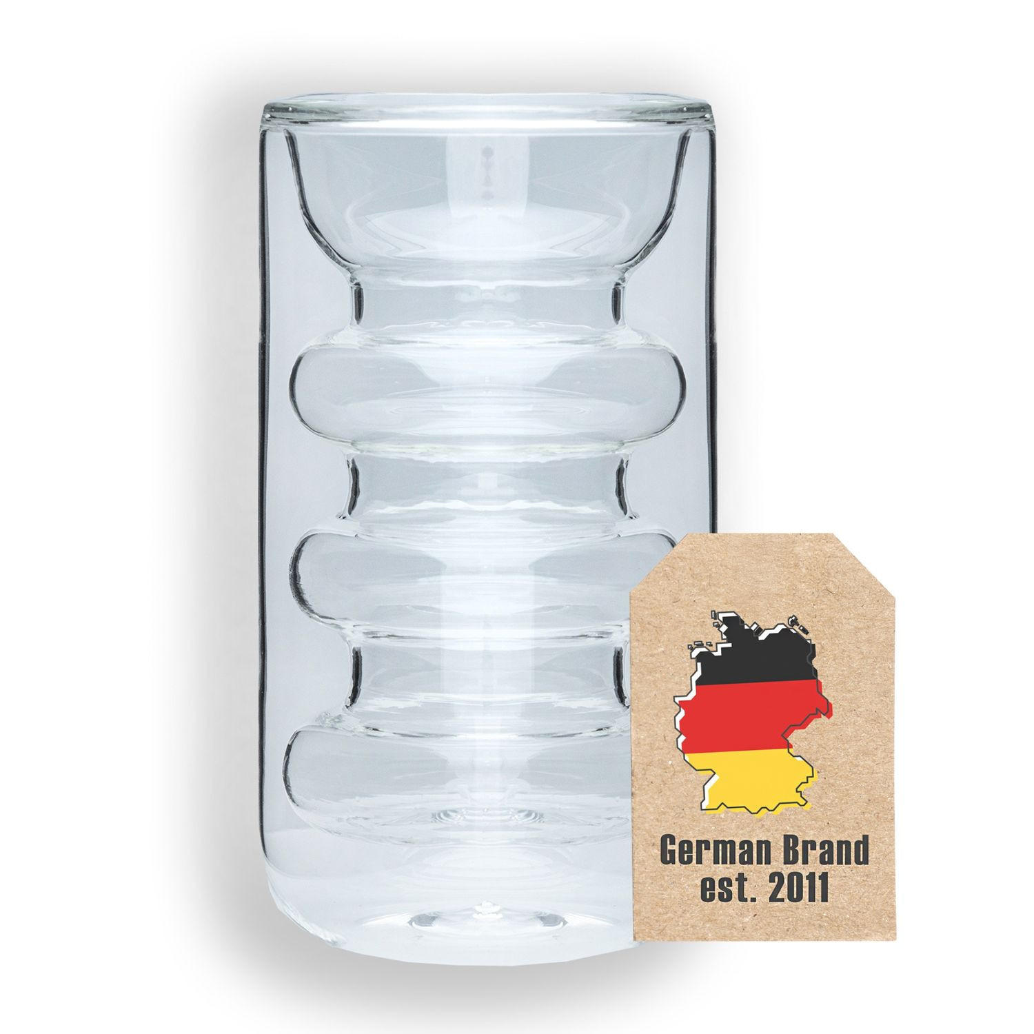 KAFFEE GLAS 260ml - Transparent, Glas - Intirilife