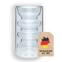 KAFFEE GLAS 260ml - Transparent, Glas - Intirilife