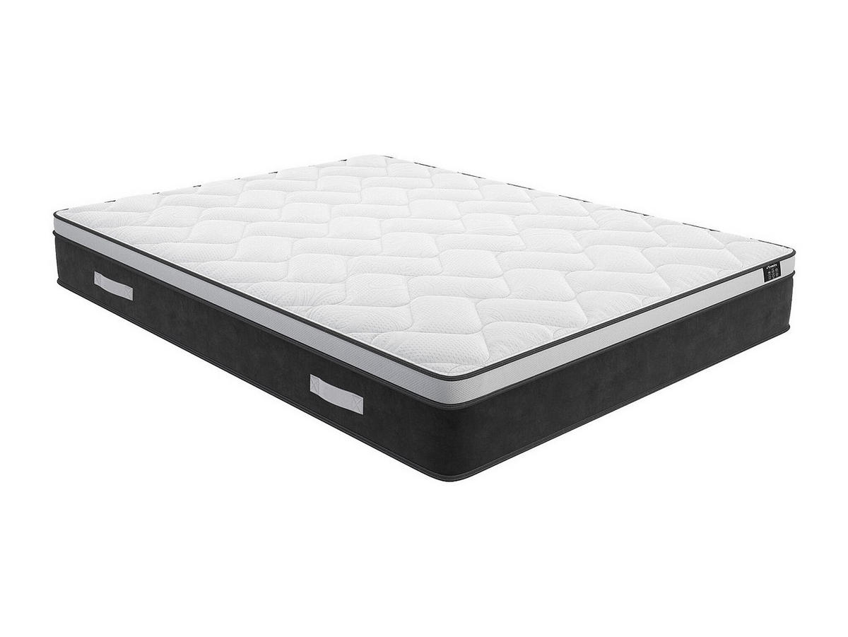 STANDARDMATRATZE - 2 Personen - Stoff - Weiß - - Weiß, Textil (200/200cm) - Vente-Unique