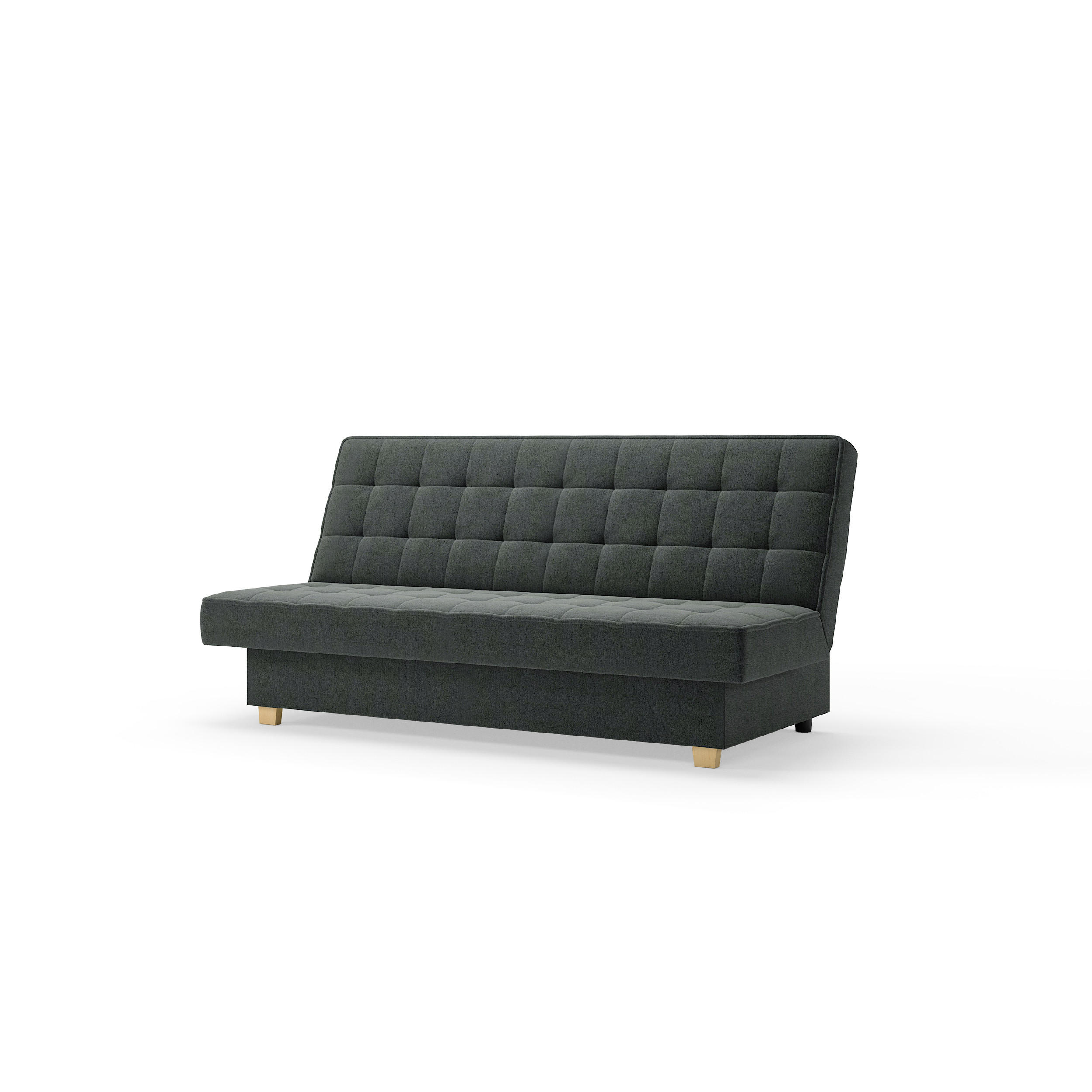 SCHLAFSOFA BELFI - Anthrazit (Twist 23) - Anthrazit, Holzwerkstoff (192/95/92cm) - Möblo