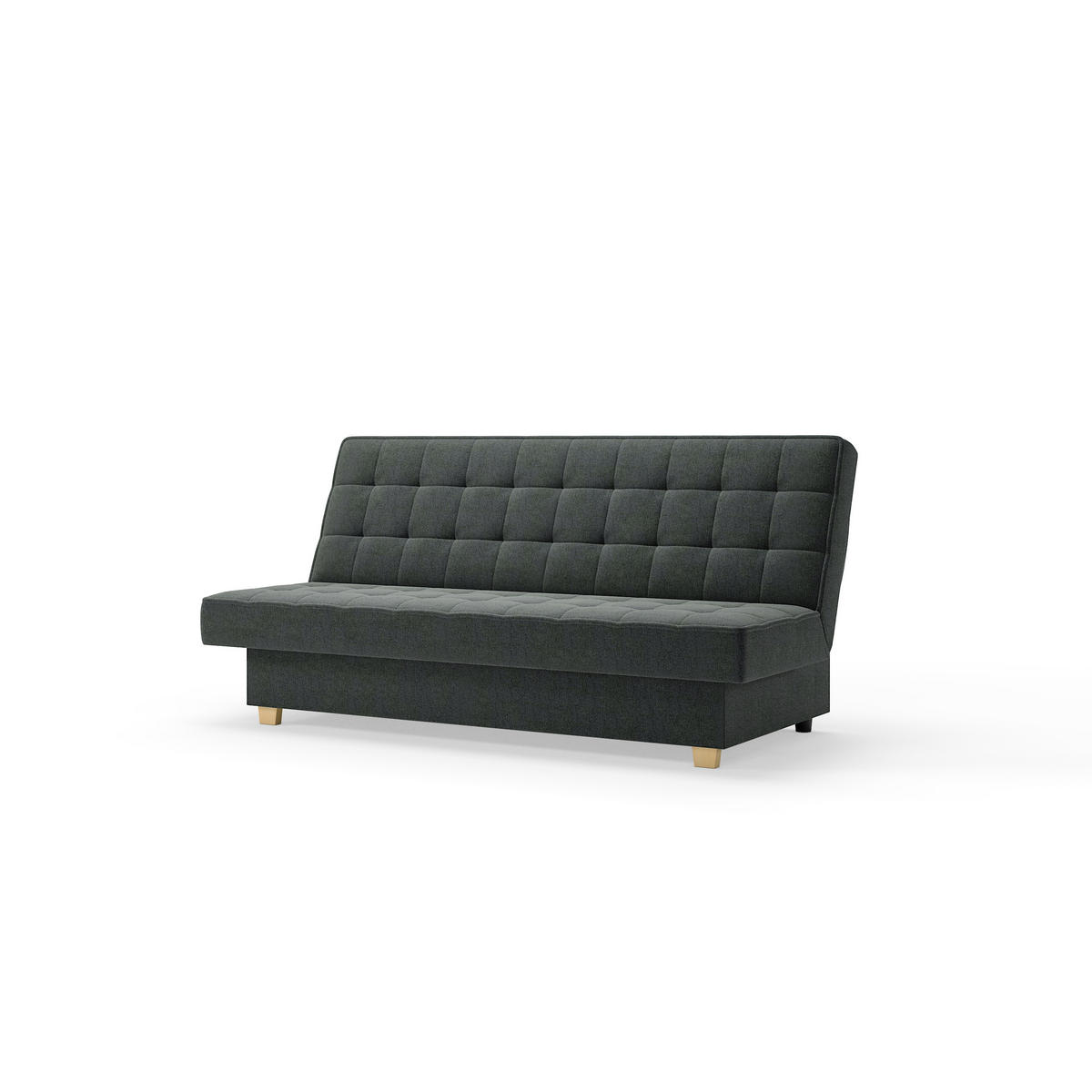 SCHLAFSOFA BELFI - Anthrazit (Twist 23) - Anthrazit, Holzwerkstoff (192/95/92cm) - Möblo