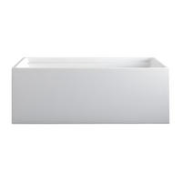 FREISTEHENDE Badewanne - 1 Person - Acryl - Weiß - - Weiß, Kunststoff (150/60/75cm) - Vente-Unique