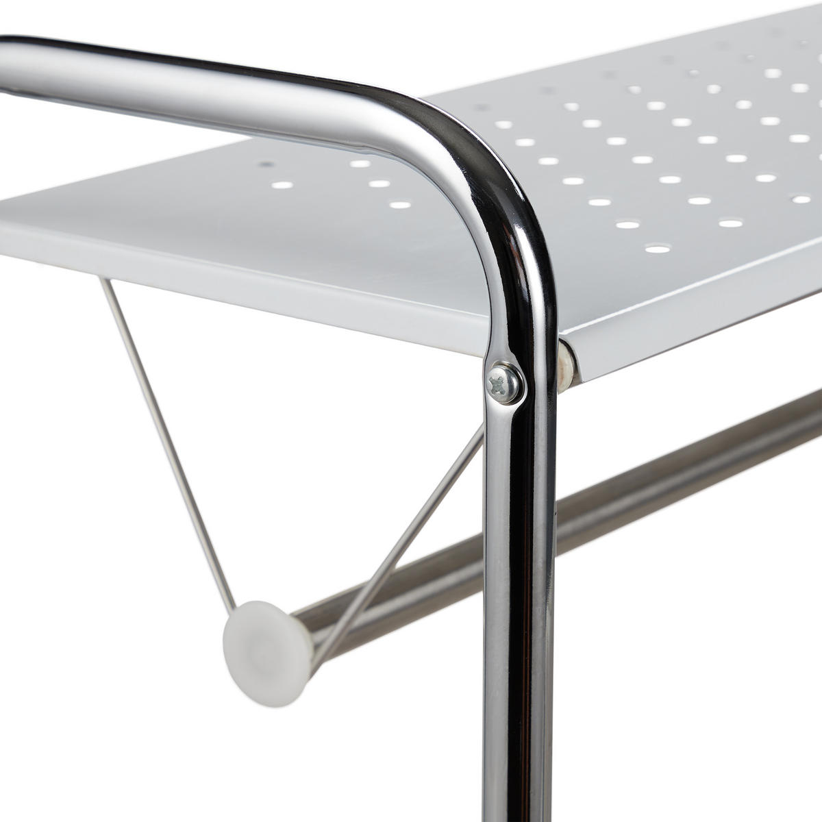 SPÜLBECKENREGAL - Silberfarben, Kunststoff/Metall (94/32/23cm) - Relaxdays