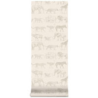 VLIESTAPETE Safari 1000x53cm - Taupe/Beige, Papier/Kunststoff (53/1000cm) - Boutique