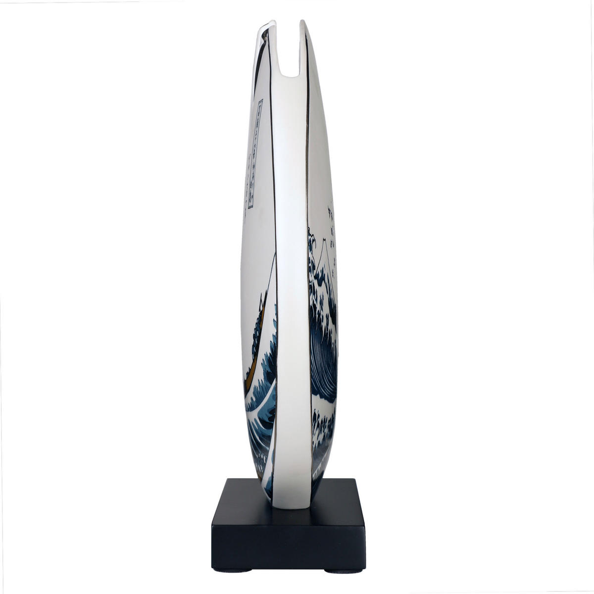 VASE Katsushika Hokusai - Die große Welle, Porzellan, Bunt, 33.5 cm - Multicolor, Keramik (33.5cm) - Goebel