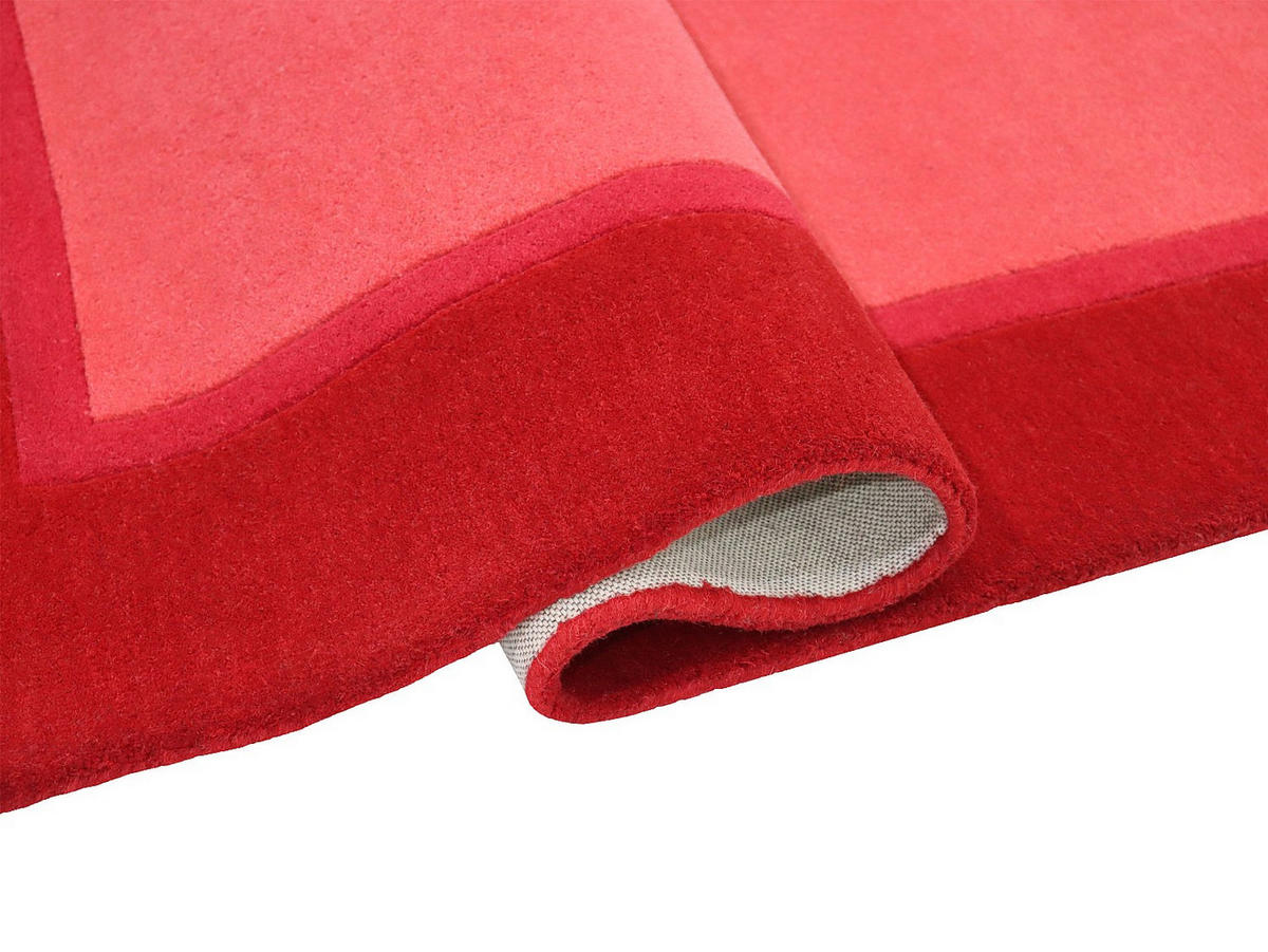 WOHNZIMMERTEPPICH - 230 cmcm x 160 cmcm - Stoff - Rot, Rosa - MANOLA - Rot/Rosa, Textil (230/160cm) - Vente-Unique