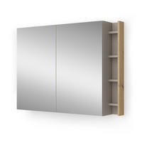 KÚPEĽŇOVÁ ZRKADLOVÁ SKRINKA Edelin Kašmír - kašmírová, kompozitné drevo (100/75/18cm) - Vicco