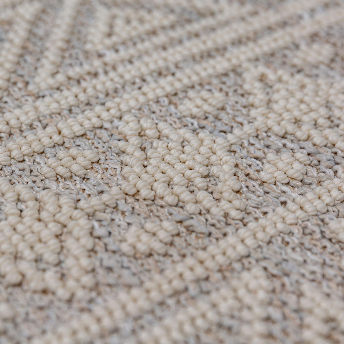 TEPPICH waschbar Ethno Geometrisch, Wohnzimmer schmutzabweisend Grau Rechteckig 194x290 - Grau, Textil (194/290cm) - KADIMA DESIGN