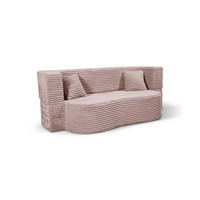 SCHLAFSOFA MYFOAM, Sofa mit Schlaffunktion, Farbe: Rosa, Cordstoff - Rosa, Textil (200/80/72cm) - Storez24