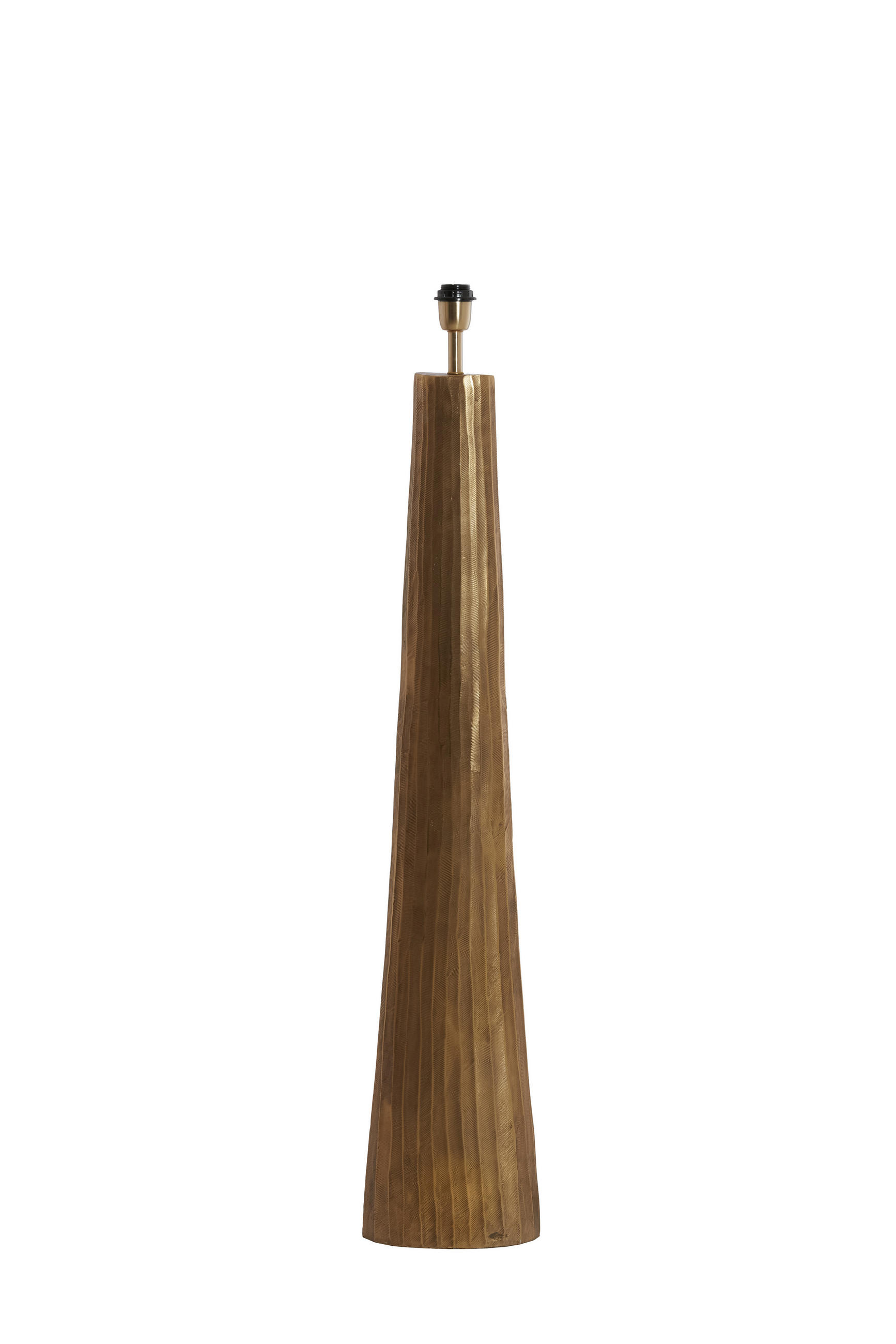 STEHLAMPE Mijas Bronze 24/12/119 cm - Messingfarben, Metall (24/12/119cm) - Light & Living