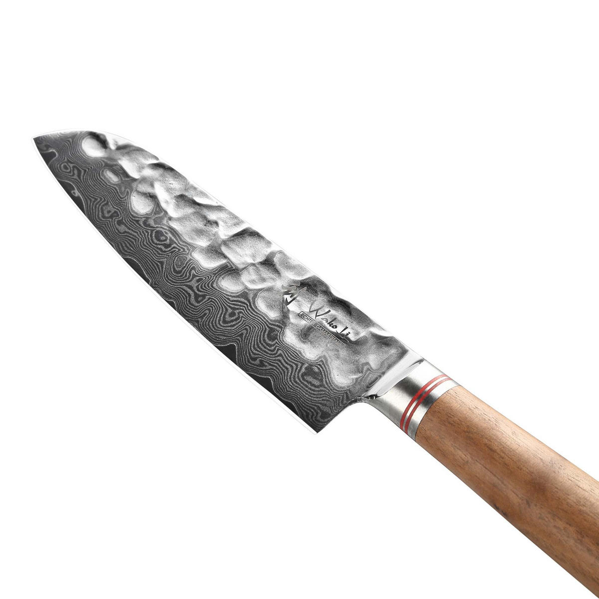 SANTOKUMESSER 12 cm - Nussbaumfarben, Holz/Metall (23cm) - Wakoli