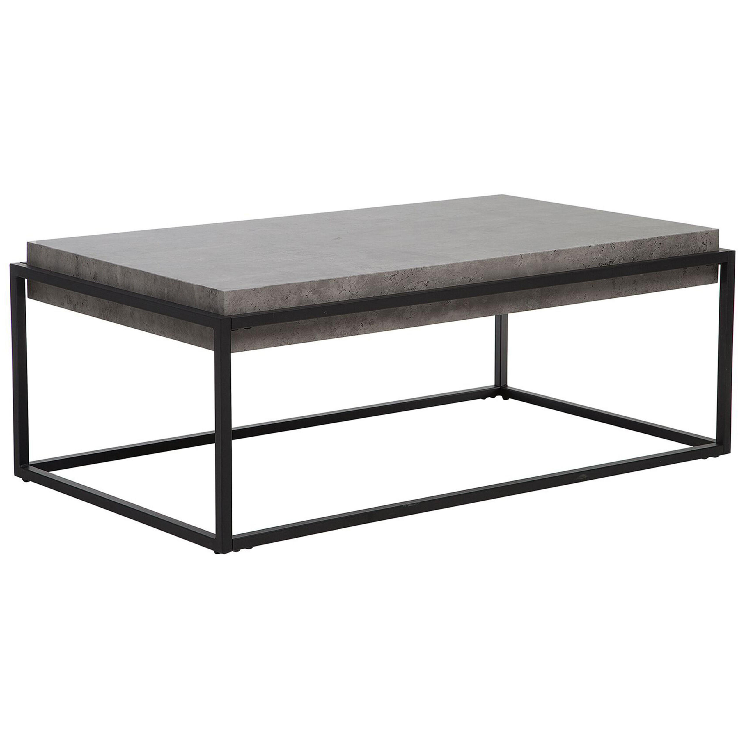 COUCHTISCH grau rechteckig Altos - Grau, Holzwerkstoff (64/104/44cm) - Beliani