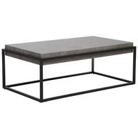 COUCHTISCH grau rechteckig Altos - Grau, Holzwerkstoff (64/104/44cm) - Beliani