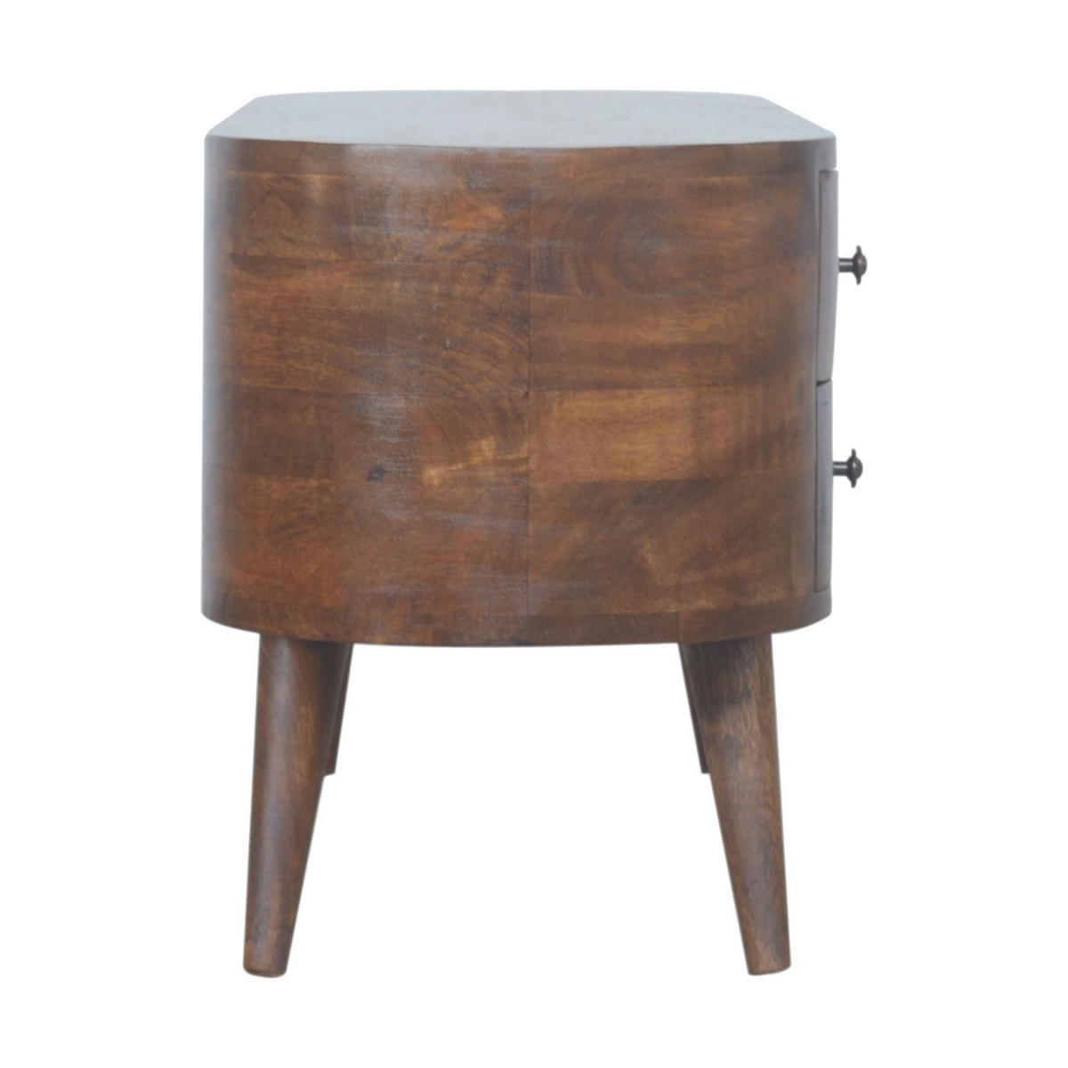 TV-ELEMENT in Kastanien-Finish - Messingfarben/Braun, Holz/Metall (110/47/35cm) - Artisan Furniture