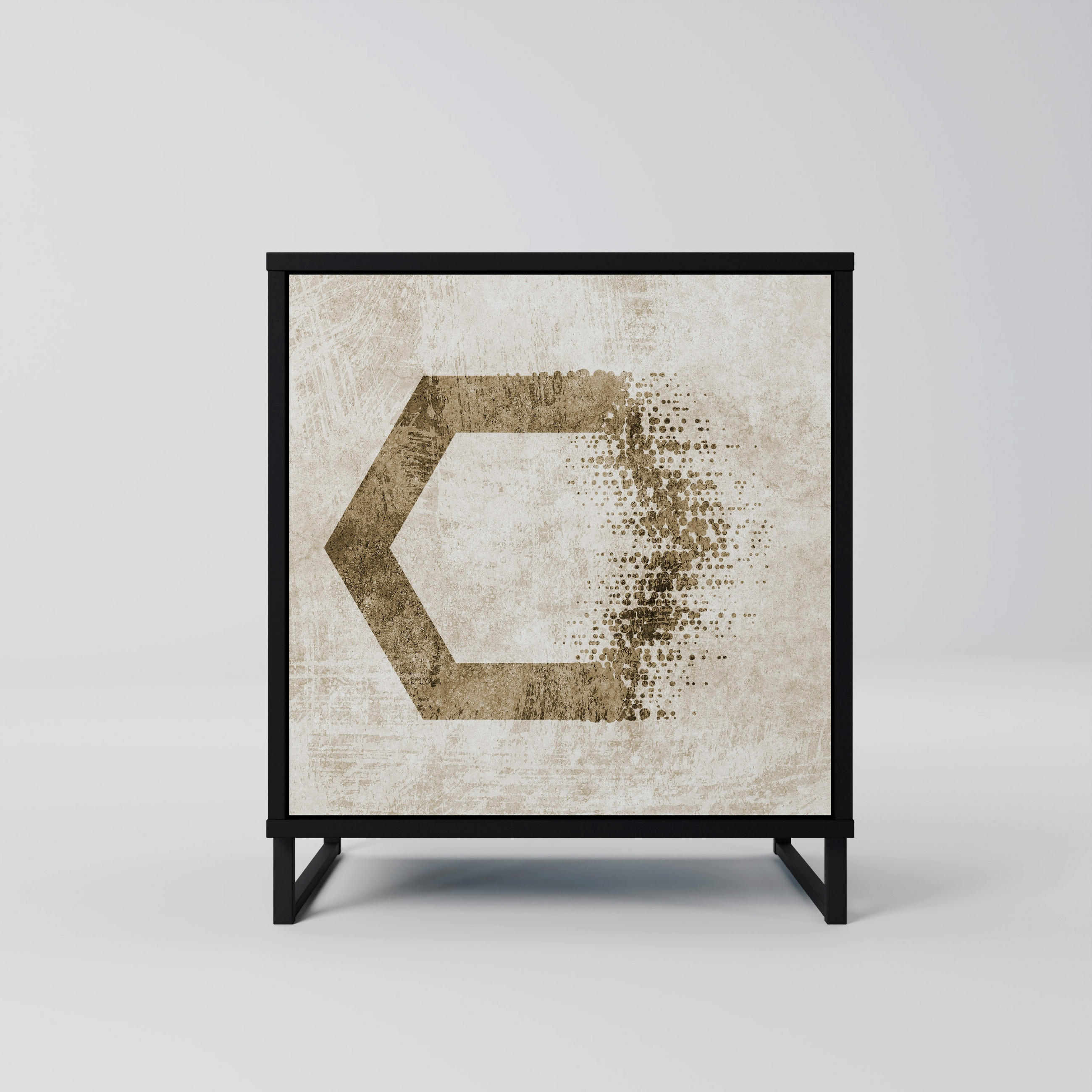 SpaceRebels Sideboard Schwarz 57.5x67.5x42 cm