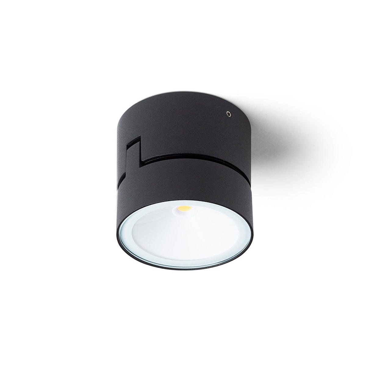 AUSSENLEUCHTE FLAVIO R Schwarz 6 W IP54 - Schwarz, Metall (9/9/85cm) - Rendl