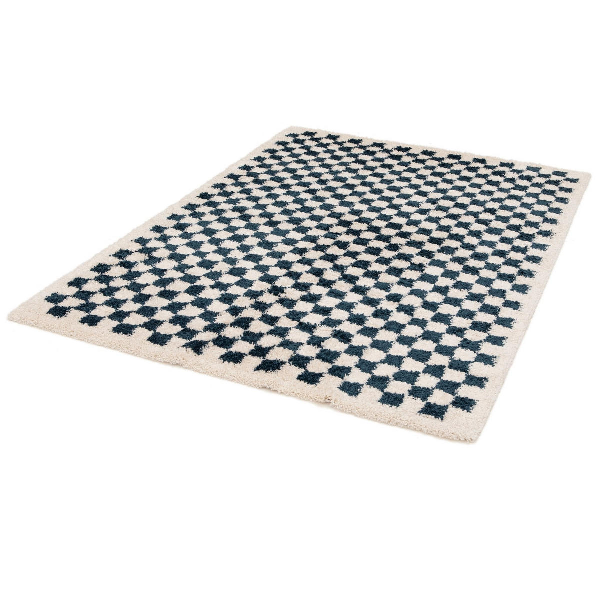 TEPPICH weich komfortabel Hochflor blau - Blau, Textil (80/150cm) - AFK Living