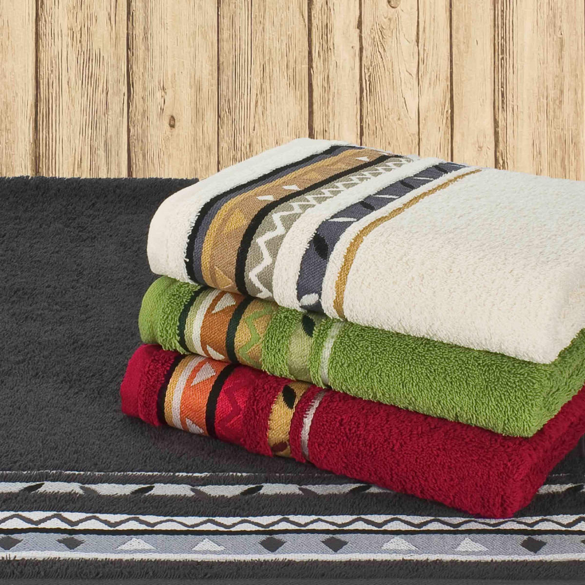 DUSCHTUCH COUNTRY - Rot, Textil (67/140cm) - Möve for Frottana