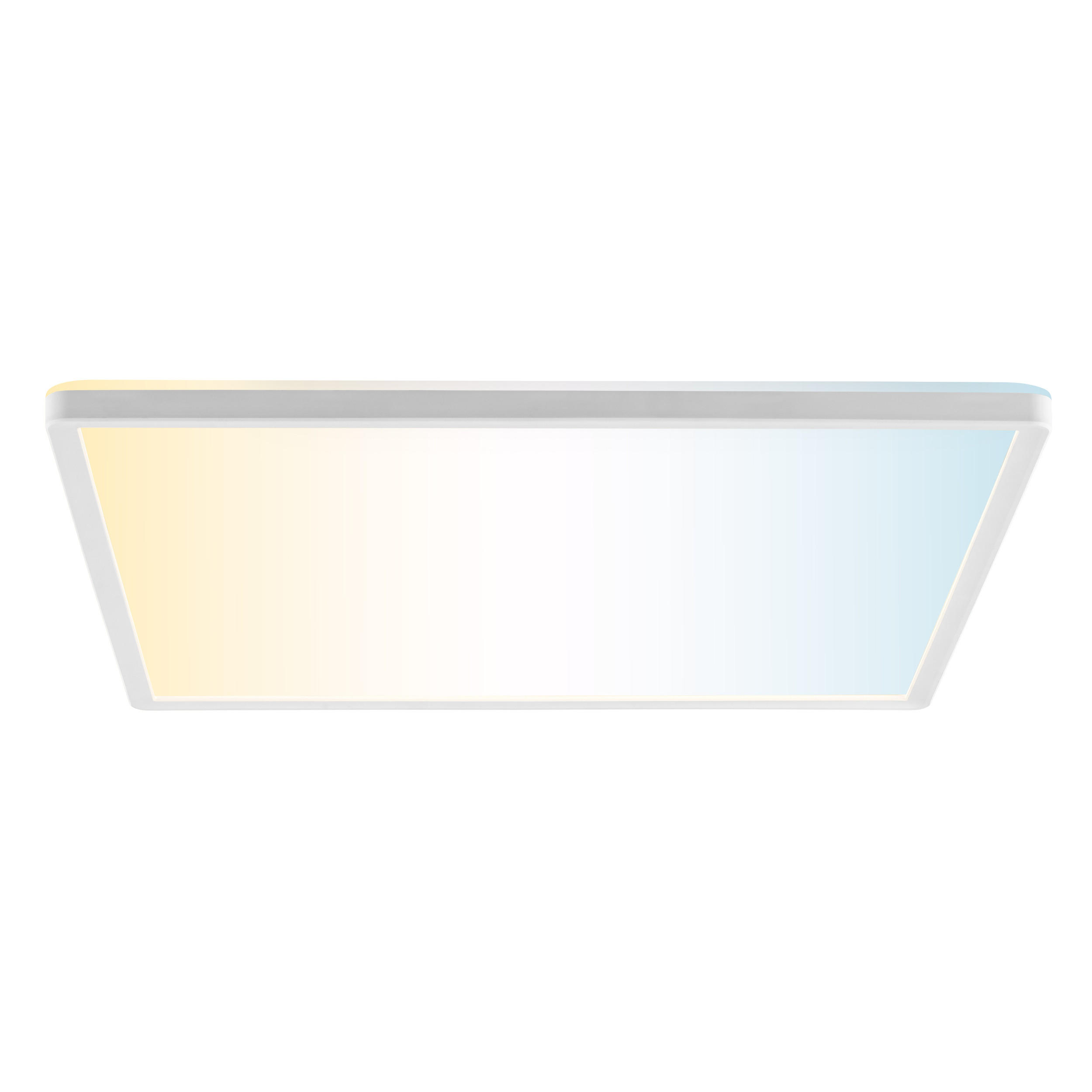 LED DECKENLEUCHTE Lumaro Weiß 42/42/2,9 cm - Weiß, Kunststoff (42/42/2.9cm) - Brilliant