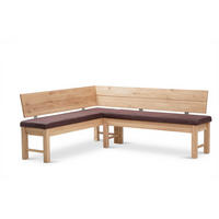 ECKBANK mit Truhe Dyan 1 für 5 Personen Massivholz Wildeiche/Braun - Wildeiche/Braun, Holz (167/192cm) - 58aufmkessel