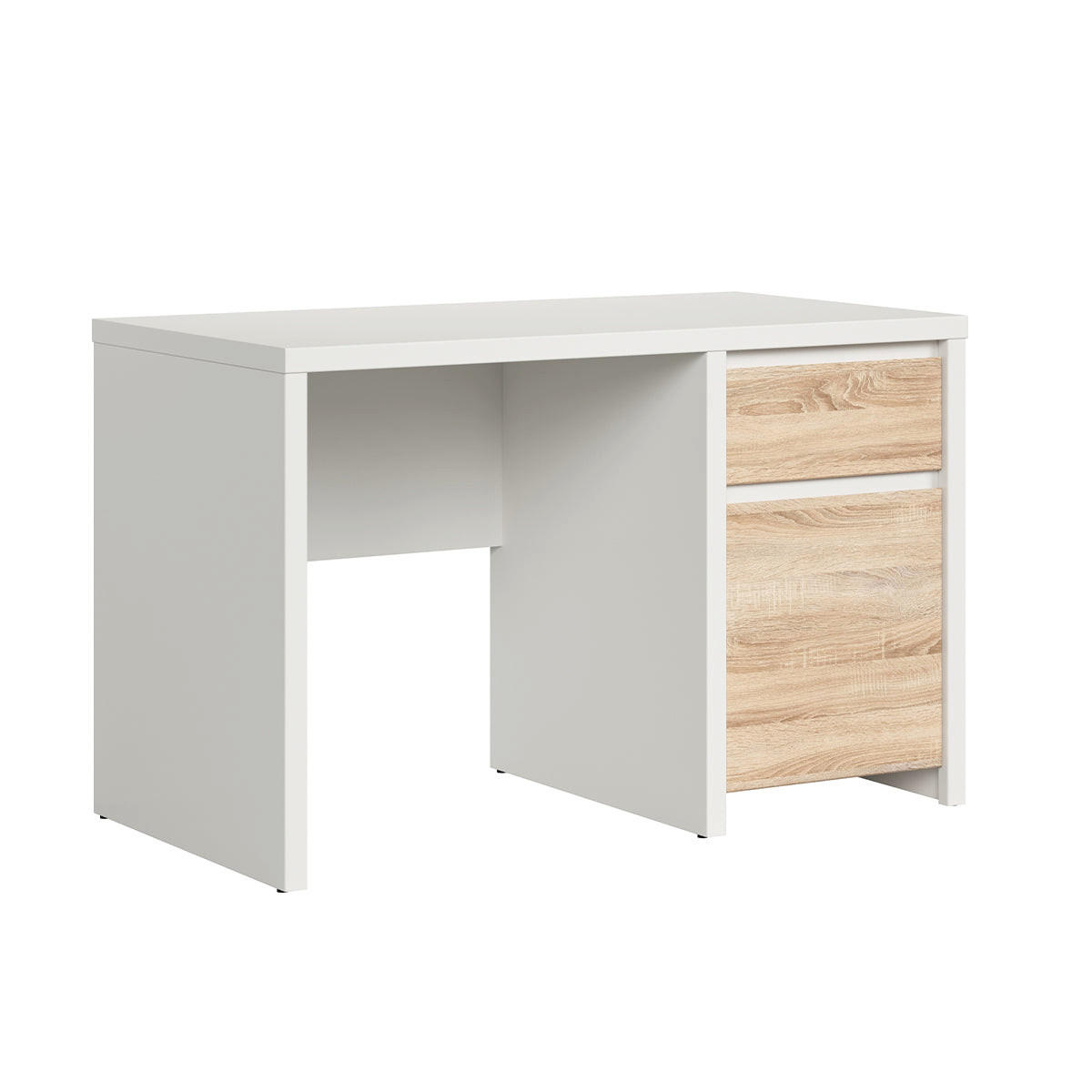 PISALNA MIZA Soren Les in bela barva - bela, leseni material (65/120/77cm) - Petits-meubles