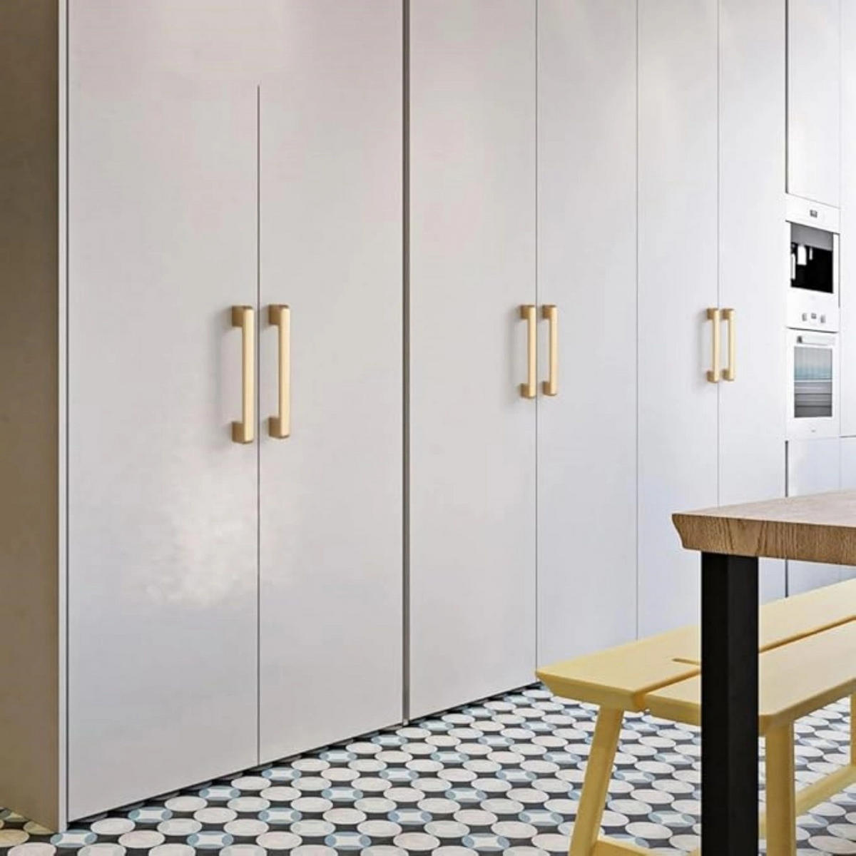 MÖBELGRIFF Gold 10er-Set 96 mm - Goldfarben, Metall (1.2/2.3/10.5cm)
