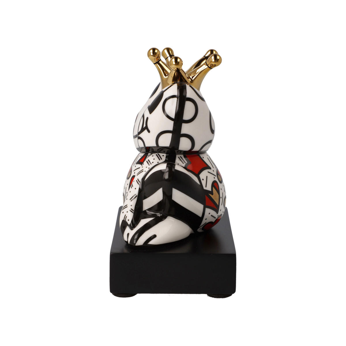 DEKOFIGUR Romero Britto - Golden Prince, Pop Art, Porzellan, Bunt, 14.5 cm - Multicolor, Keramik (7.5/14.5/11.5cm) - Goebel