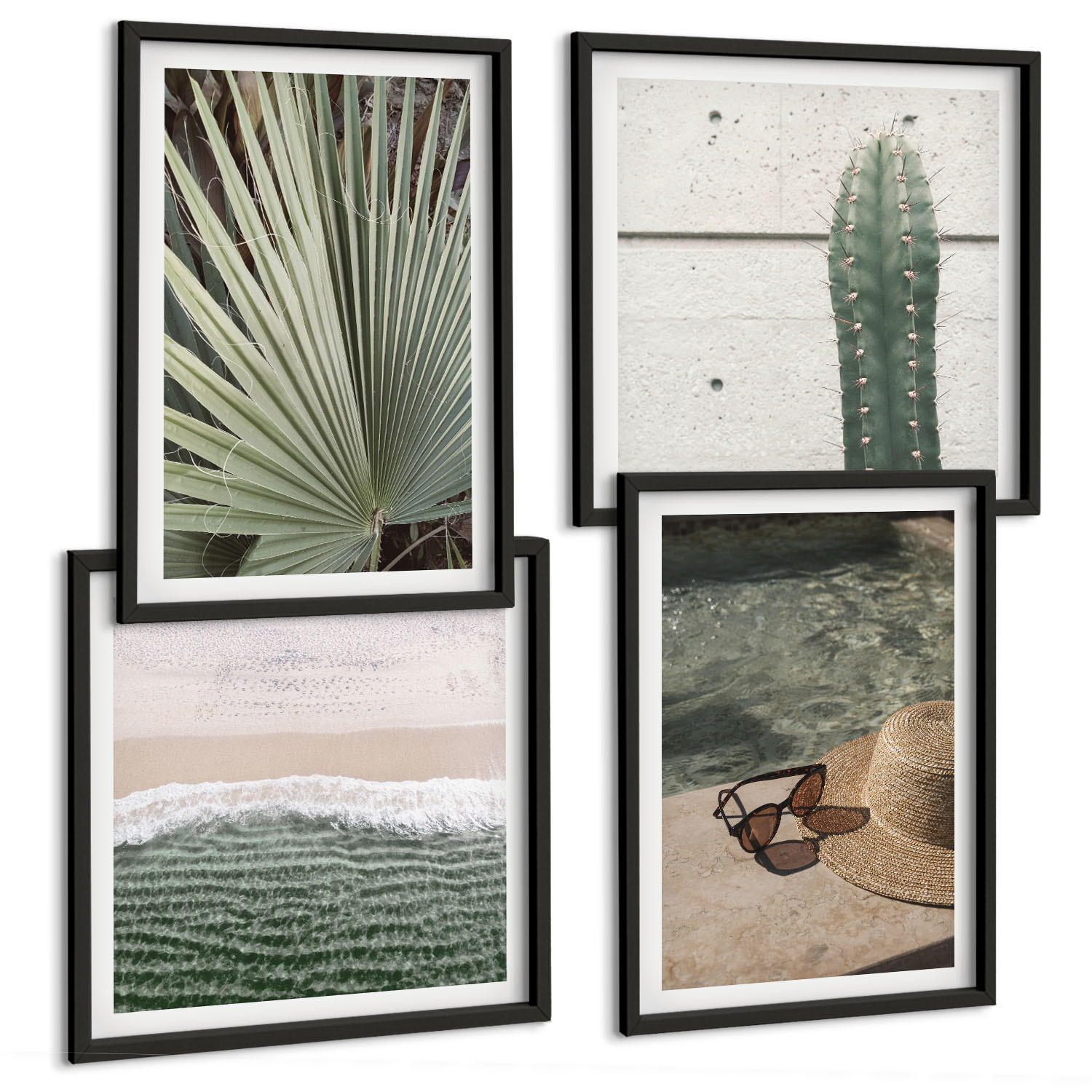 Tulup Bilder Schwarz 50x50 cm