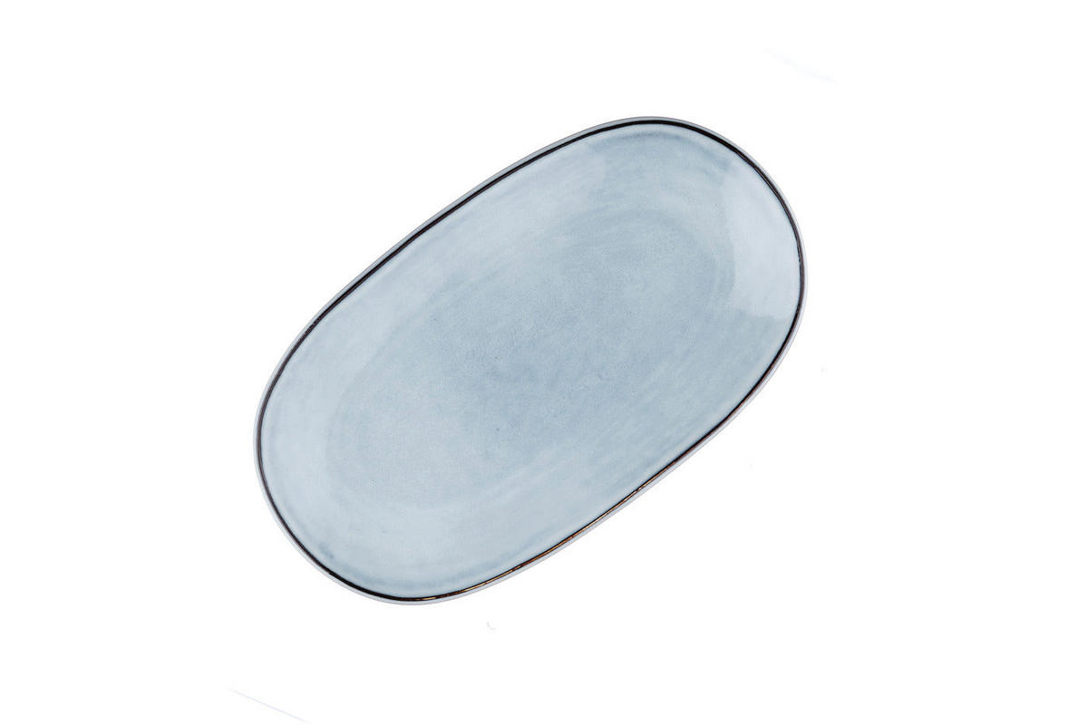 SERVIERPLATTEN Cloud - 3er-Set - Sturmgrau - Grau, Keramik (1/1/1cm) - Björn