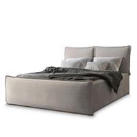 BOXBETT MONTA 180x200 cm mit Matratze und Topper - Beige - Beige, Holz (180/200cm) - MASSENO