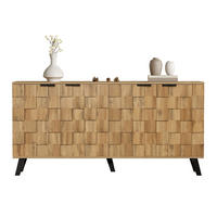 SIDEBOARD 160,5/78/35,5 cm mit 4 Türen - Naturfarben, Holz (160.5/78/35.5cm) - Kaket
