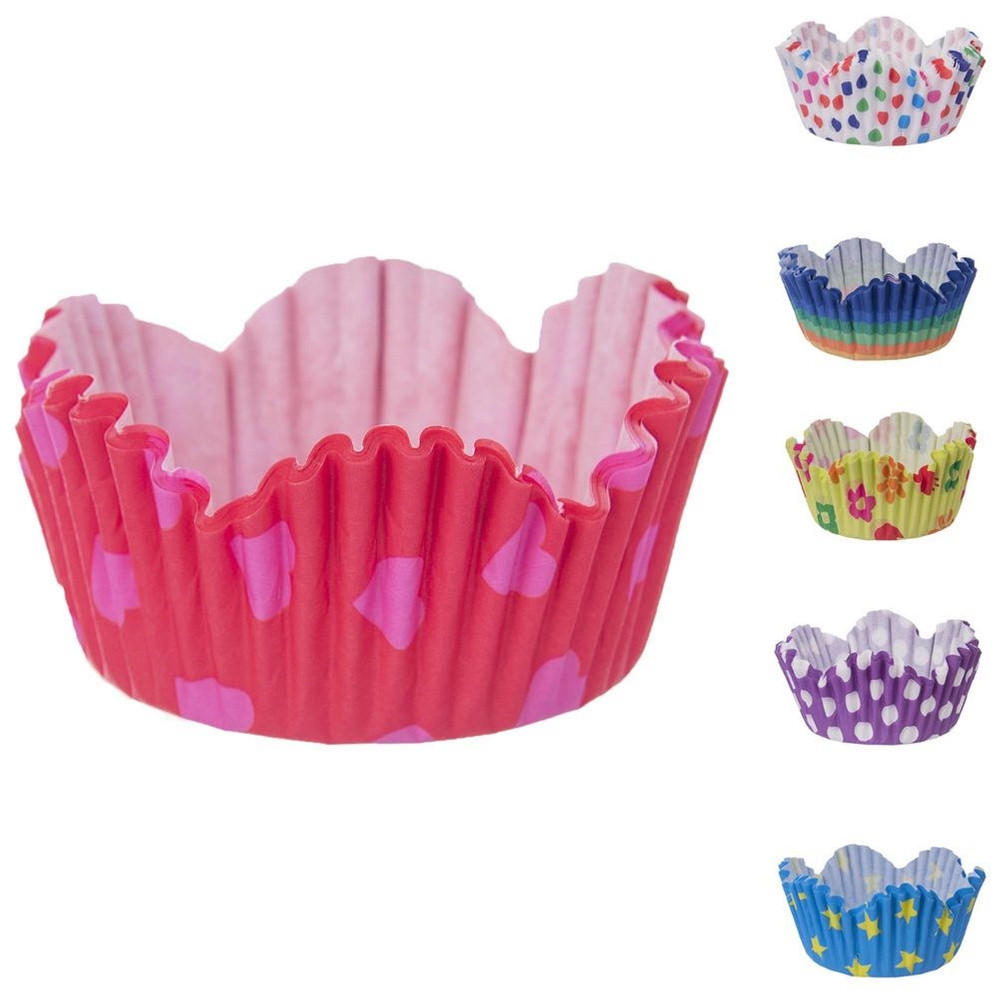 PAPIER-MUFFINFÖRMCHEN 7 cm 80 Stück. - Multicolor, Papier (7/3/7cm) - Orion 