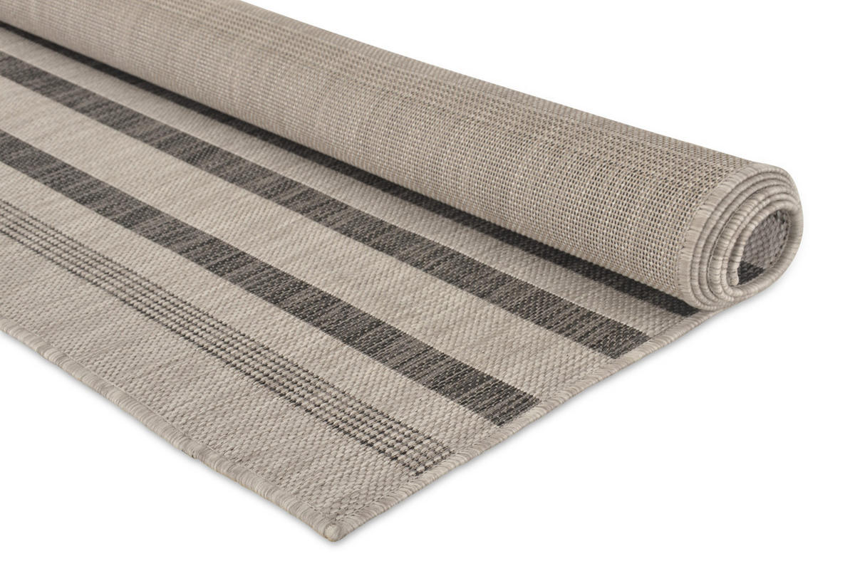 OUTDOOR-TEPPICH Terrace Hellgrau/Beige 80x150 cm - Multicolor, Textil (80/150cm) - Vercai Rugs