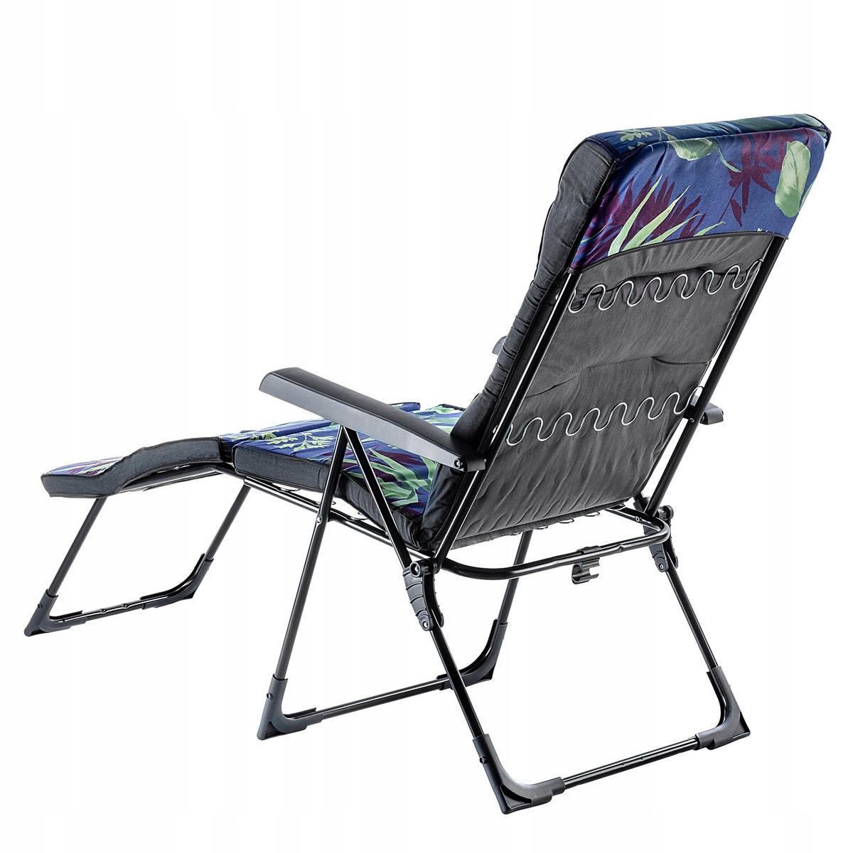 GARTENLIEGE 189 x 58 cm Dunkelblau - Dunkelblau, Metall (58/189cm) - KADAX