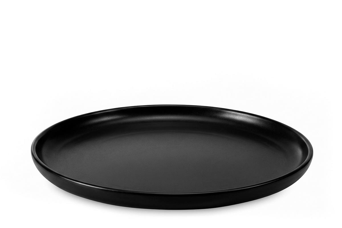 TAFELSERVICE VICTO Schüssel 6 Personen 18-tlg - Schwarz, Keramik (27/2/27cm) - KONSIMO®