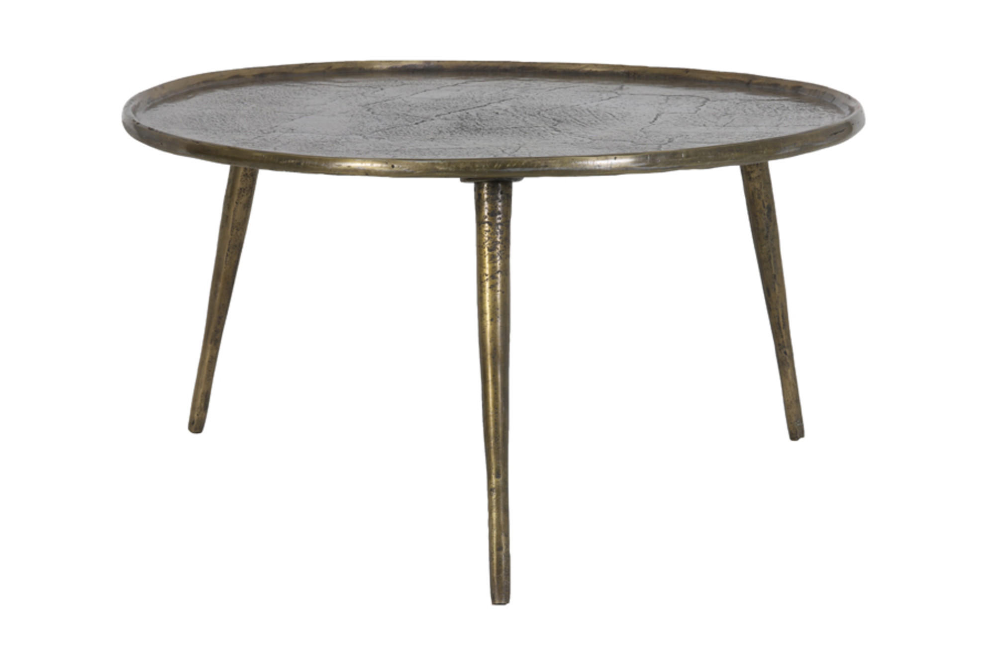 BEISTELLTISCH Babina Bronze Ø67,5/37 cm - Bronzefarben, Metall (67.5/67.5/37cm) - Light & Living